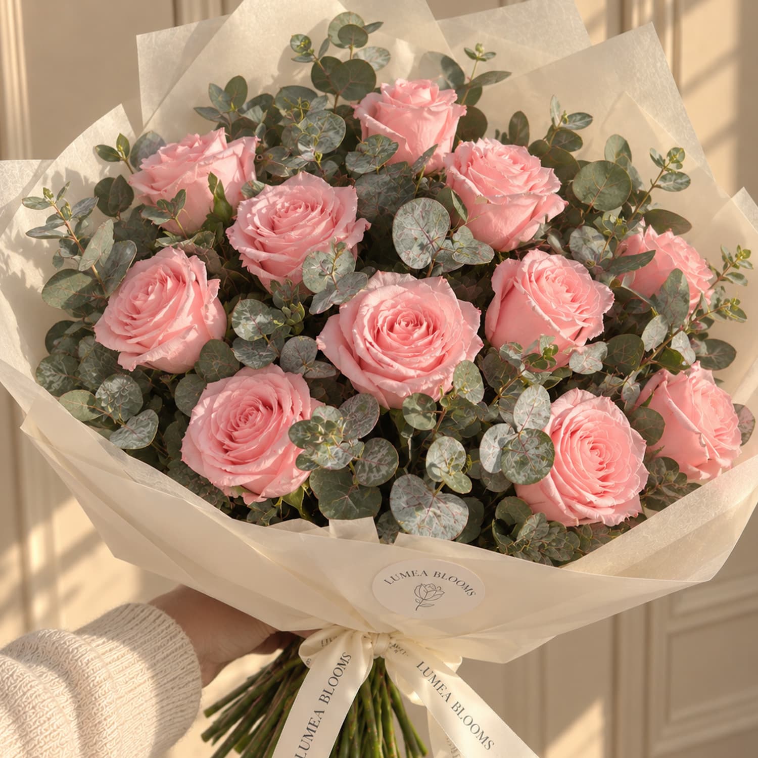 Pink rose bouquet