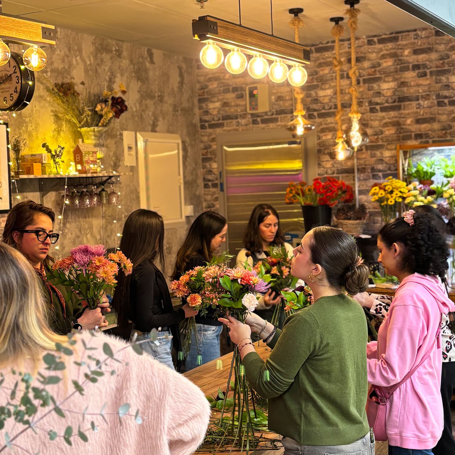 Flower bouquet & Korean tapas workshop