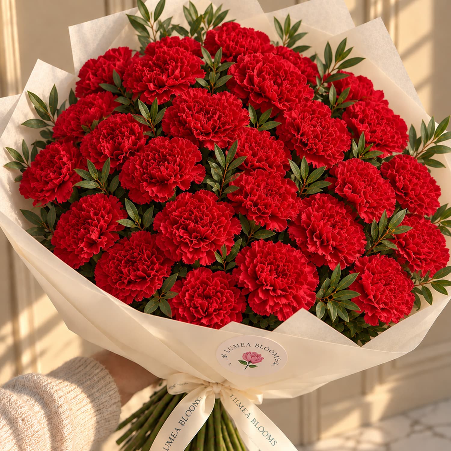 Fresh carnation bouquet