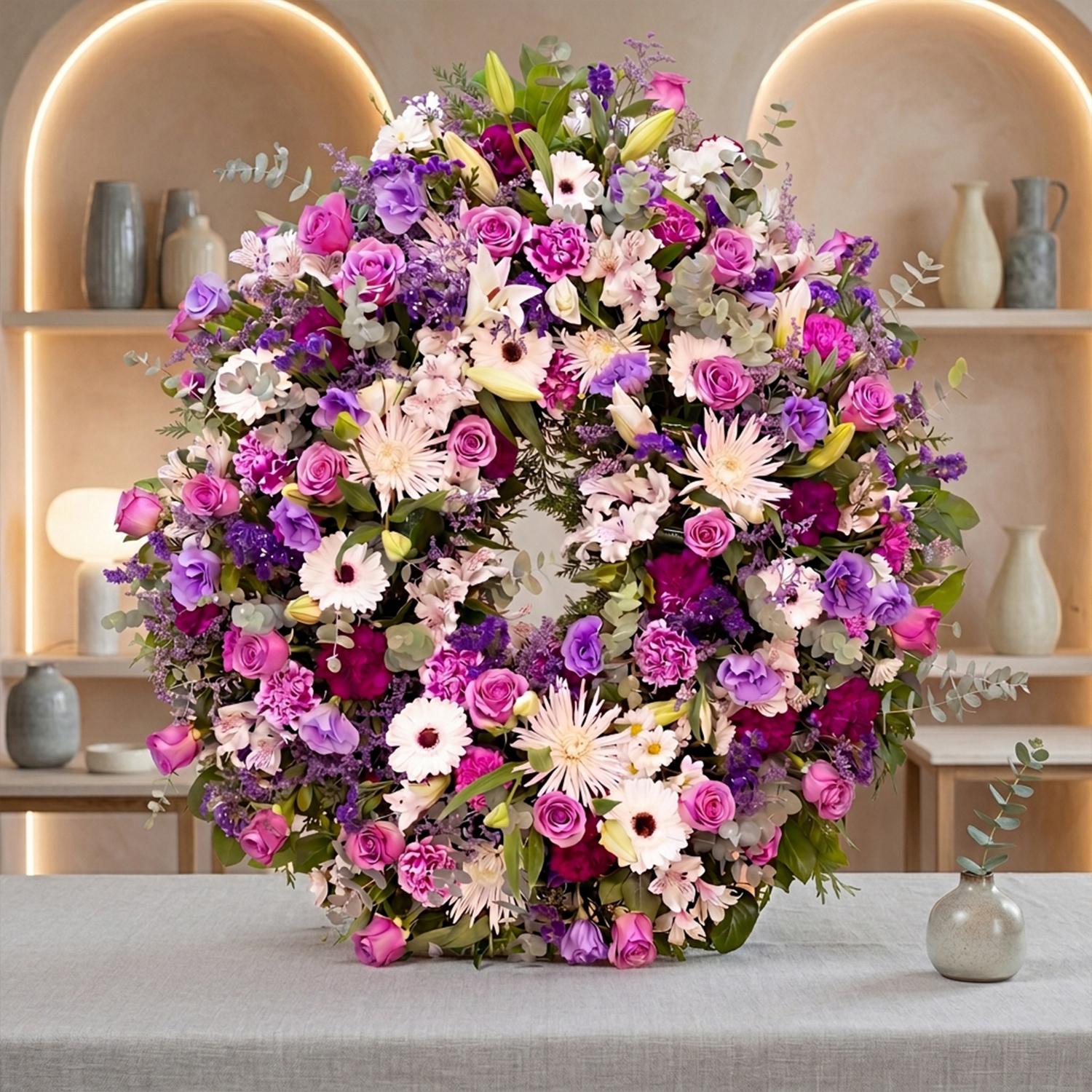 Corona de flores Amalia