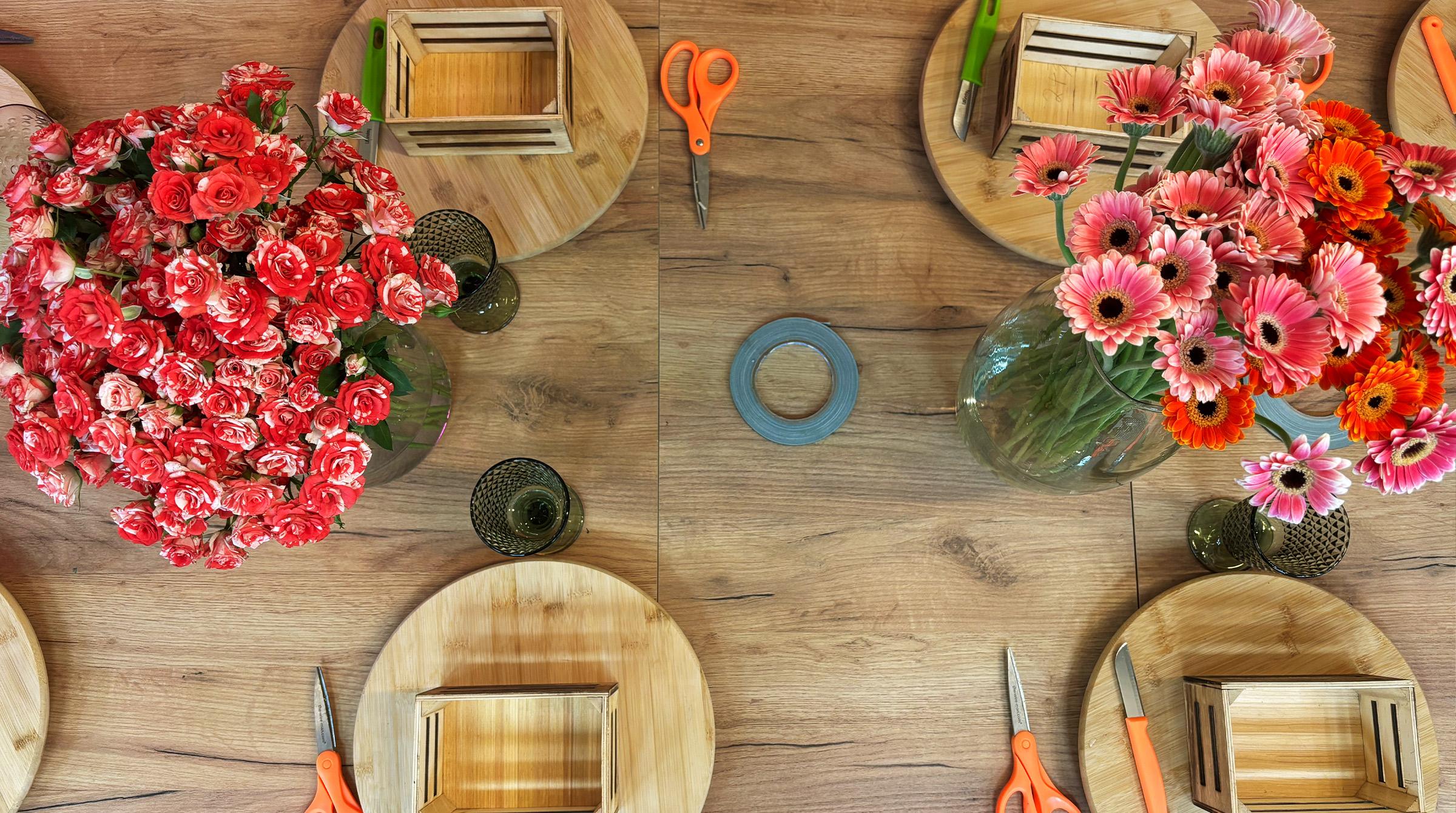 Talleres florales en Madrid