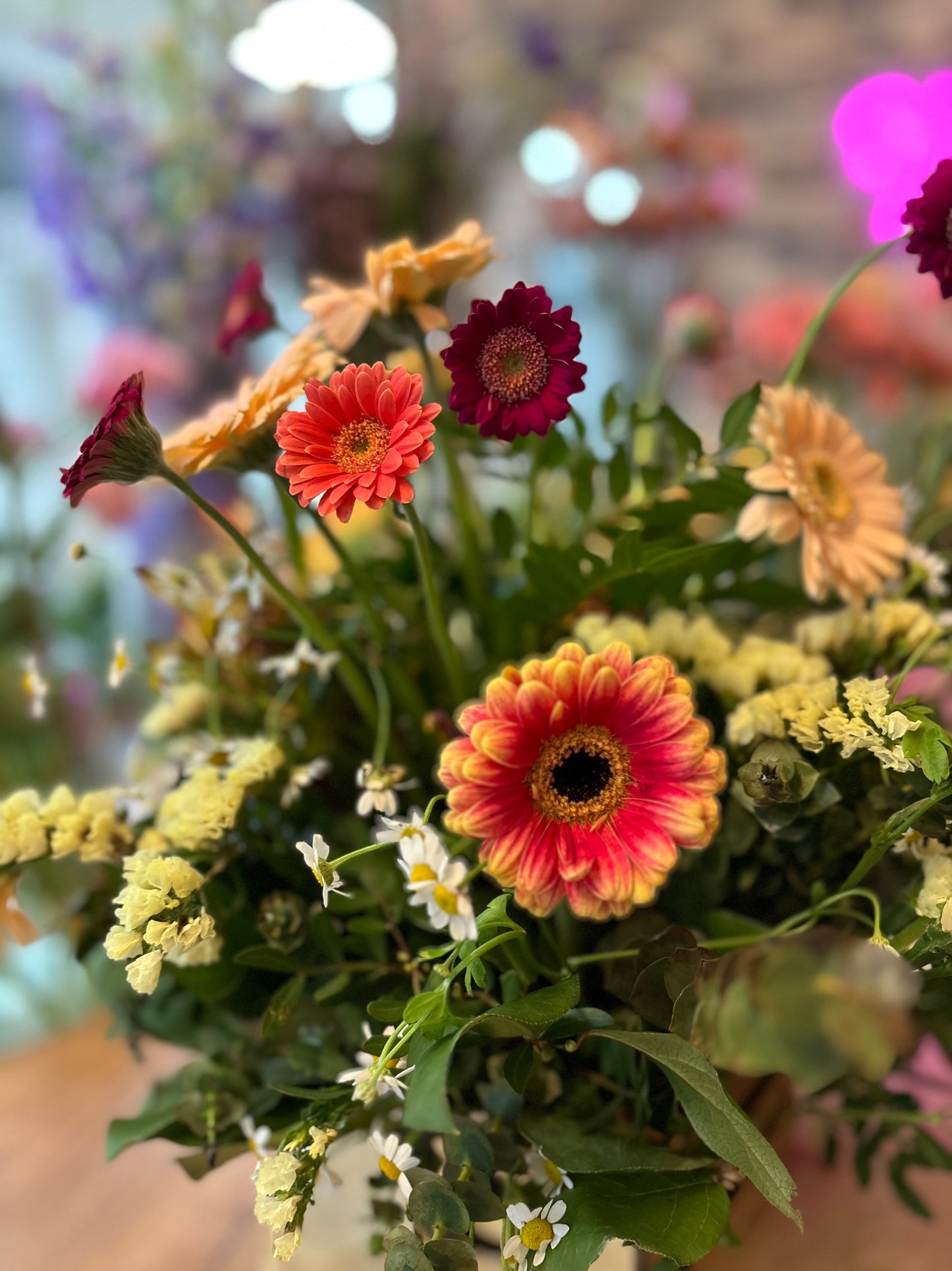 Taller - Centro floral natural