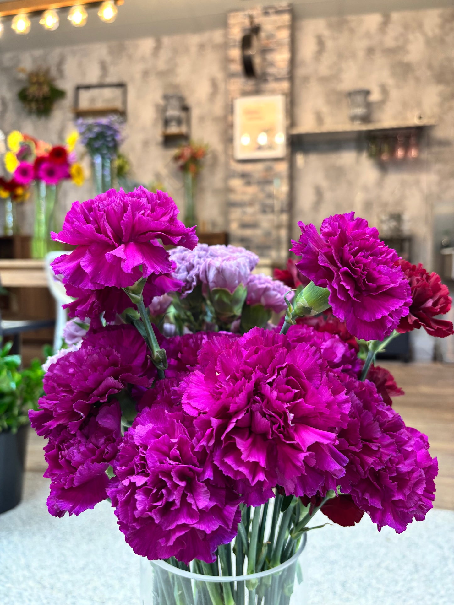 Media docena de claveles