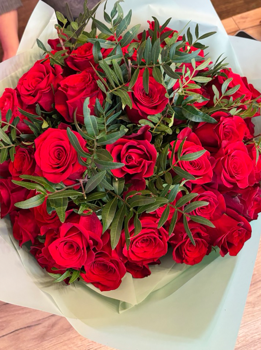 Rosas Rojas Frescas Madrid centro