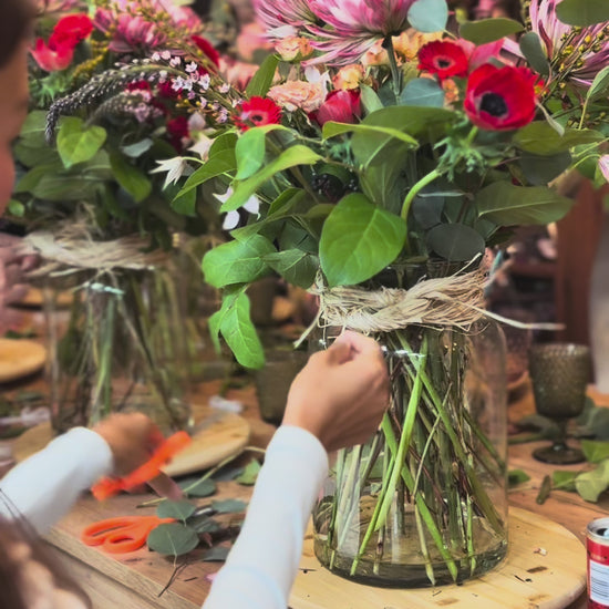 Lumea Blooms Taller Flores en Jarrón Madrid