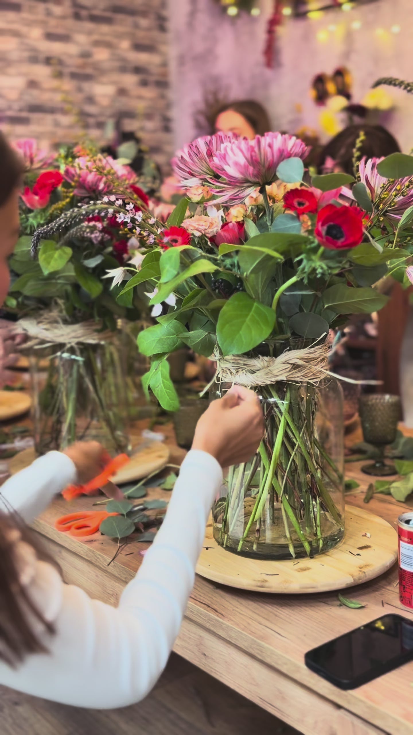 Lumea Blooms Taller Flores en Jarrón Madrid