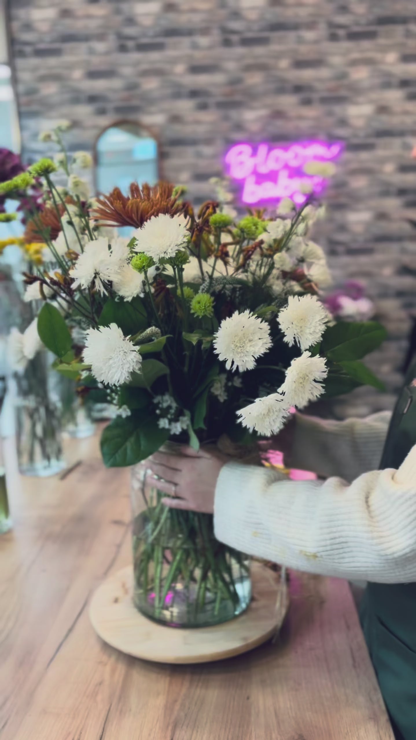 Lumea Blooms Taller Flores en Jarrón Madrid