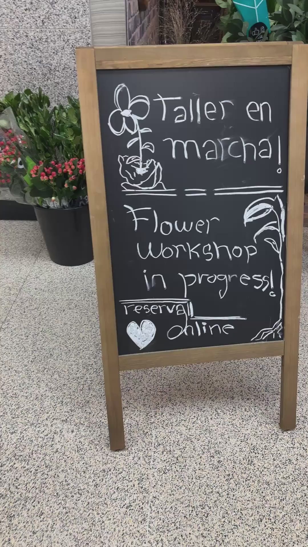 Talleres de flores video